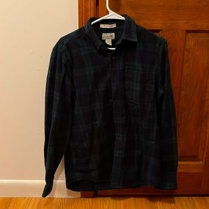 L.L Bean Scotch Plaid Flannel